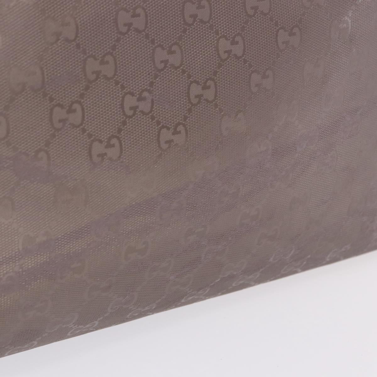GUCCI GG Implementation Tote Bag PVC Pink Silver 211137 Auth BA15146