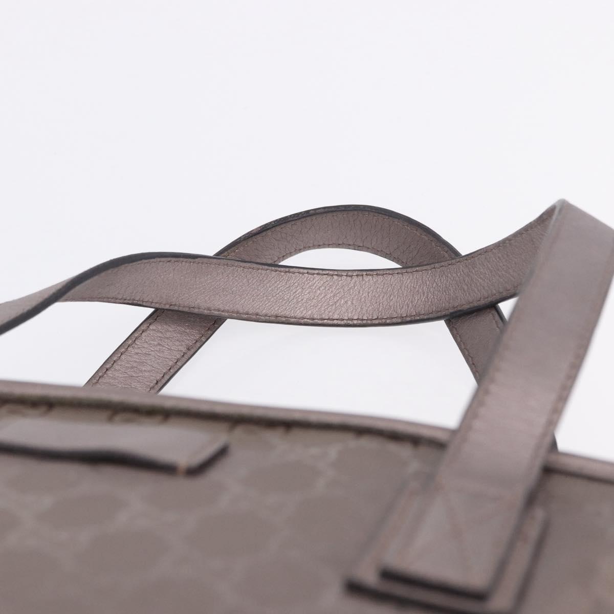 GUCCI GG Implementation Tote Bag PVC Pink Silver 211137 Auth BA15146