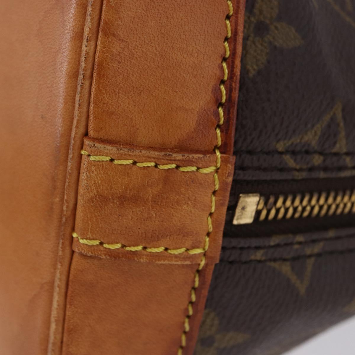 LOUIS VUITTON Monogram Alma PM Hand Bag M53151 LV Auth BA15149