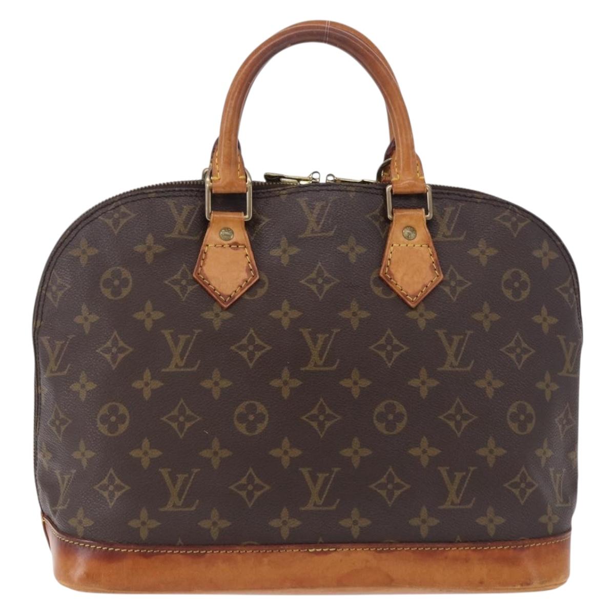 LOUIS VUITTON Monogram Alma PM Hand Bag M53151 LV Auth BA15149