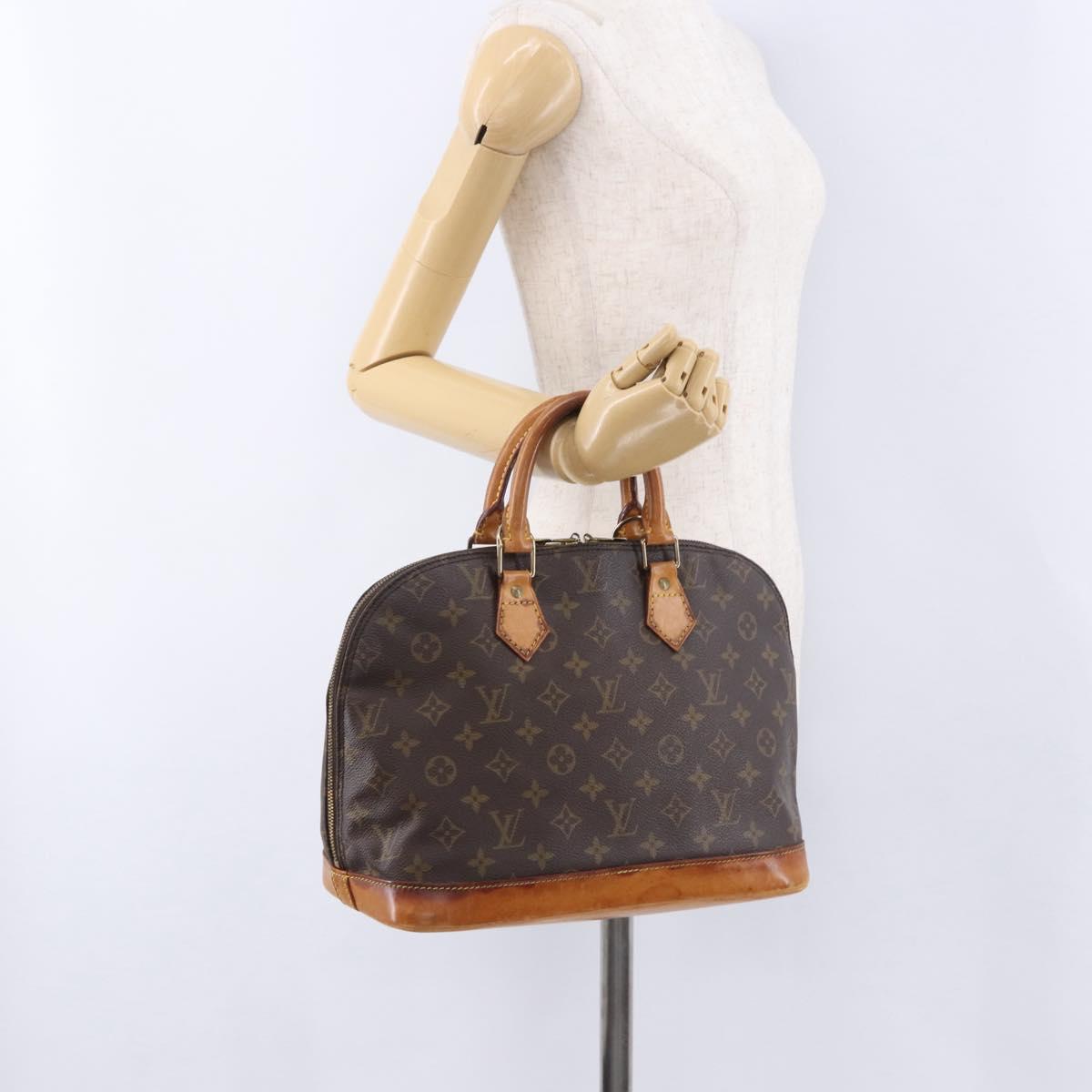 LOUIS VUITTON Monogram Alma PM Hand Bag M53151 LV Auth BA15149