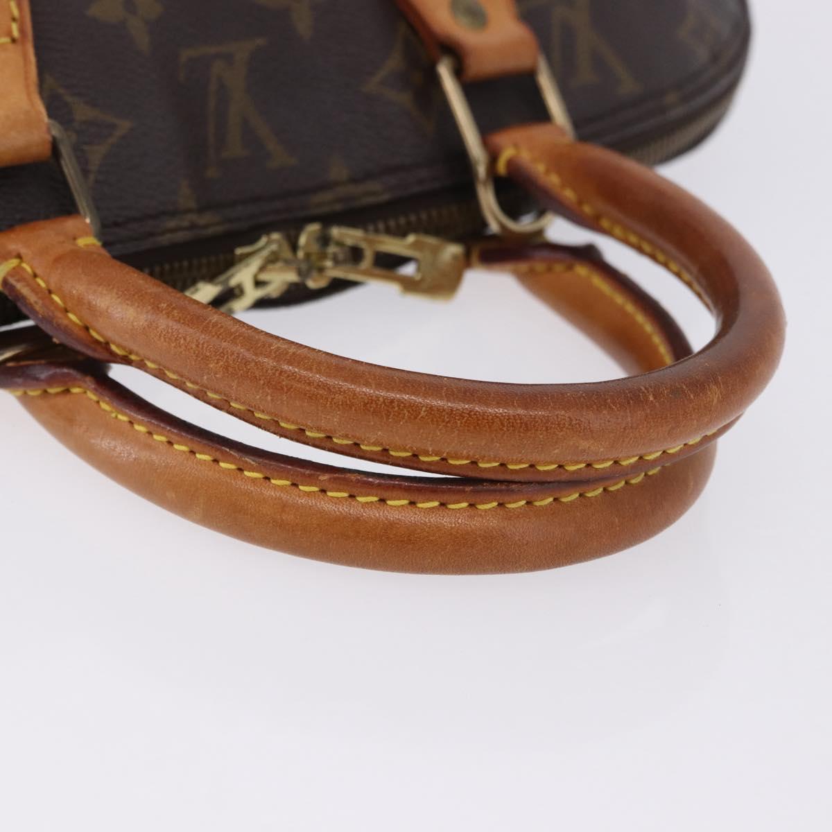 LOUIS VUITTON Monogram Alma PM Hand Bag M53151 LV Auth BA15149