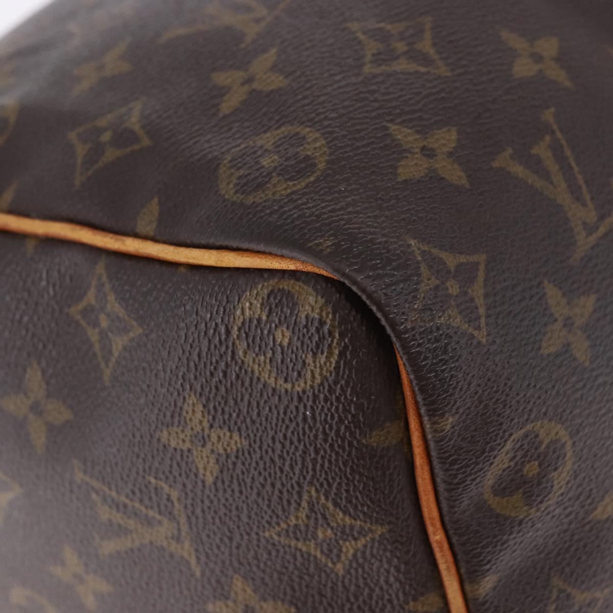 LOUIS VUITTON Monogram Speedy 35 Hand Bag M41524 LV Auth BA15156