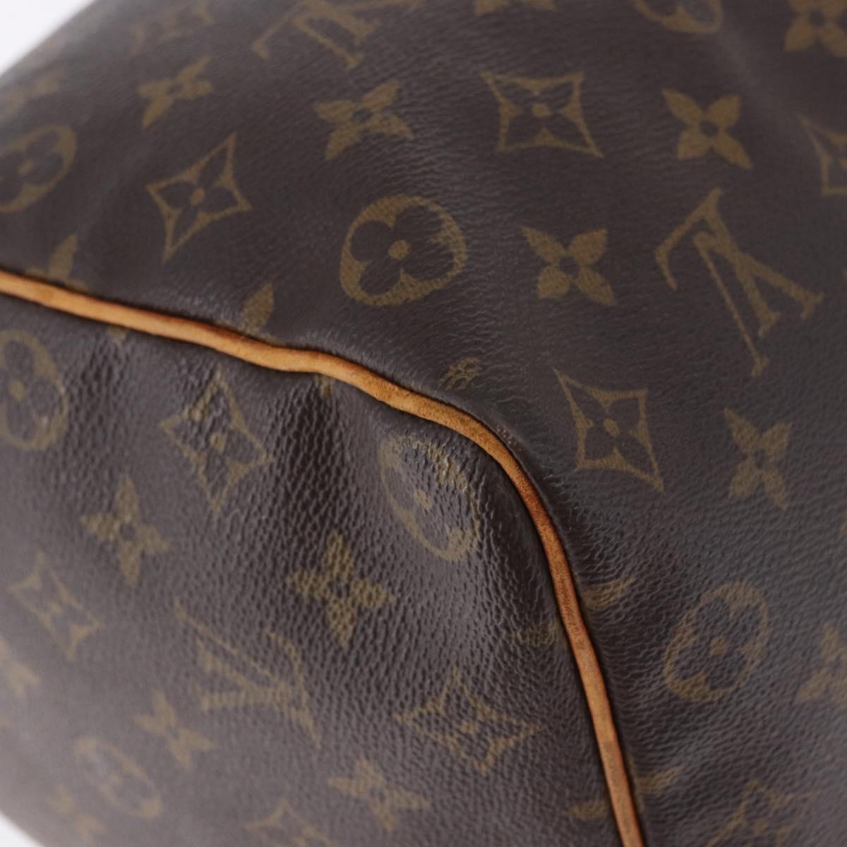 LOUIS VUITTON Monogram Speedy 35 Hand Bag M41524 LV Auth BA15156