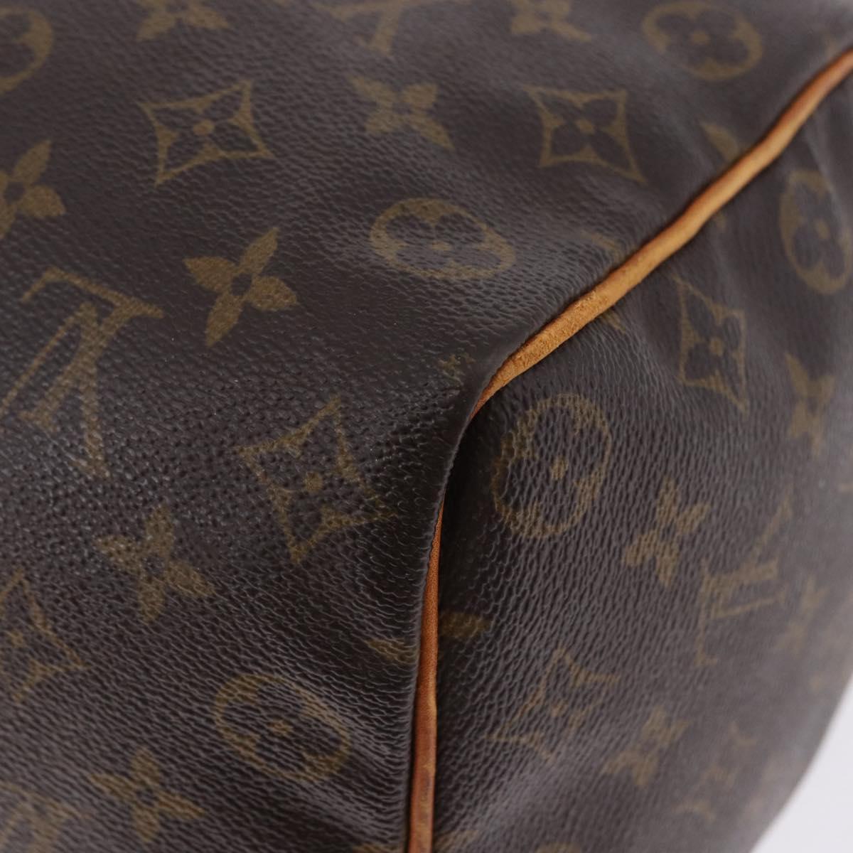 LOUIS VUITTON Monogram Speedy 35 Hand Bag M41524 LV Auth BA15156
