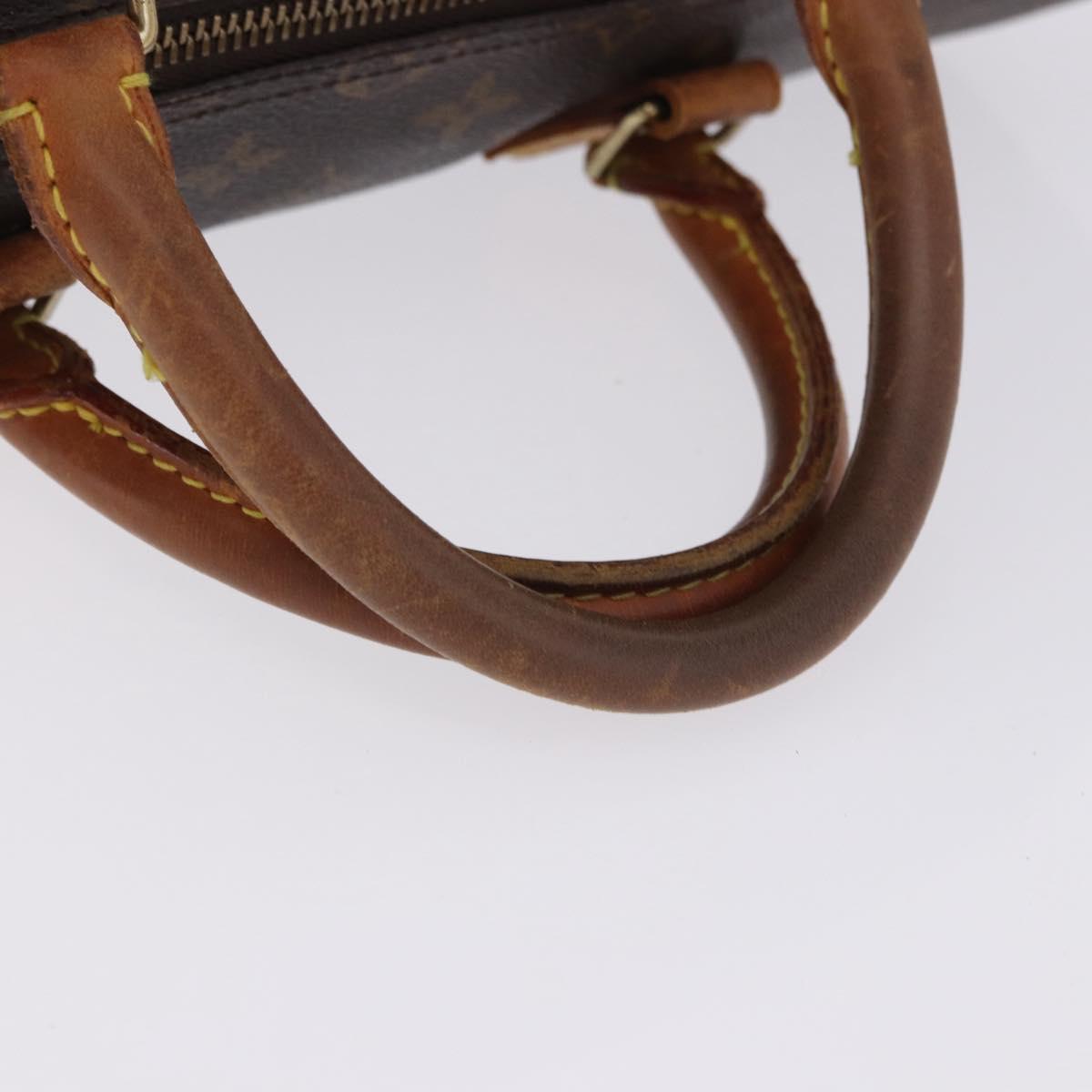 LOUIS VUITTON Monogram Speedy 35 Hand Bag M41524 LV Auth BA15156