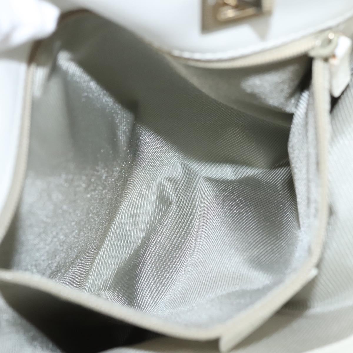 GUCCI GG Canvas Tote Bag Light Blue Gold 002 1099 Auth BA1517