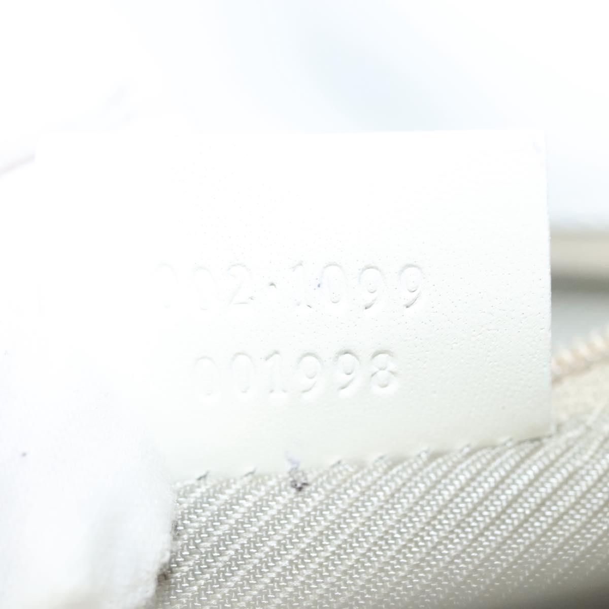 GUCCI GG Canvas Tote Bag Light Blue Gold 002 1099 Auth BA1517