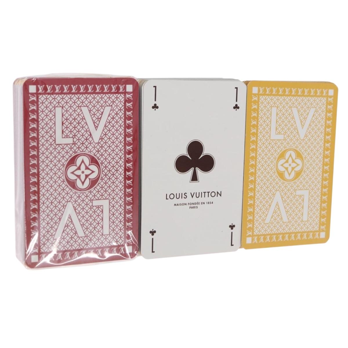 LOUIS VUITTON Cult Towaju Playing Cards paper Multicolor M65460 LV Auth BA15175