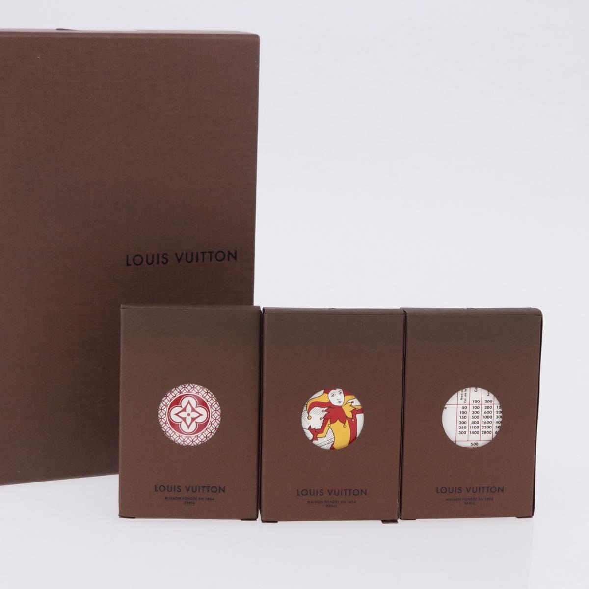 LOUIS VUITTON Cult Towaju Playing Cards paper Multicolor M65460 LV Auth BA15175