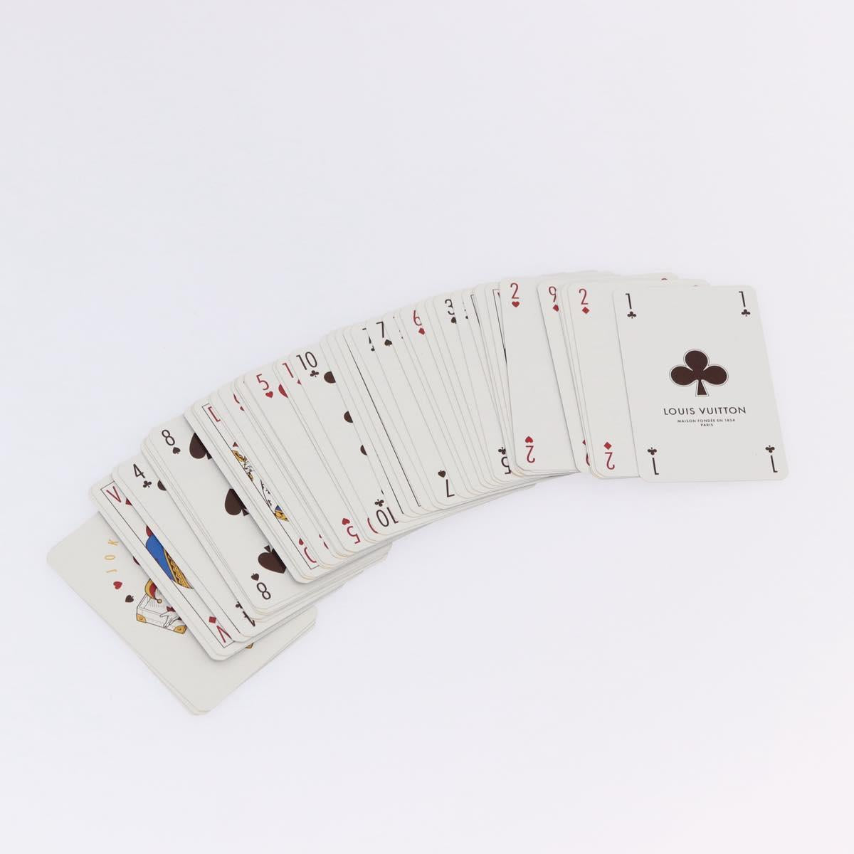 LOUIS VUITTON Cult Towaju Playing Cards paper Multicolor M65460 LV Auth BA15175