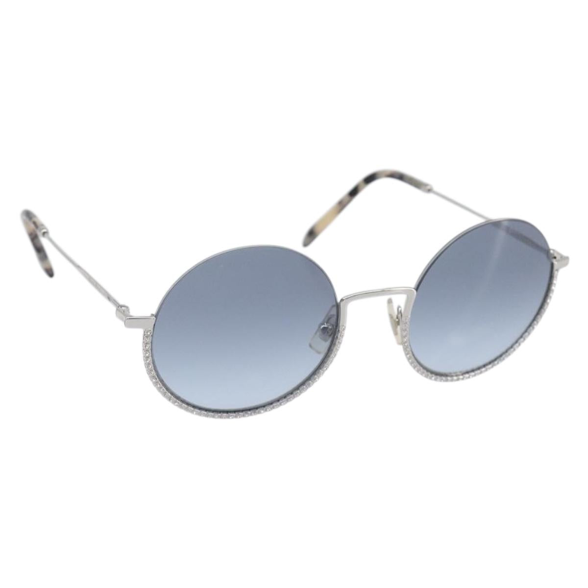 Miu Miu Sunglasses metal Silver Auth BA15179
