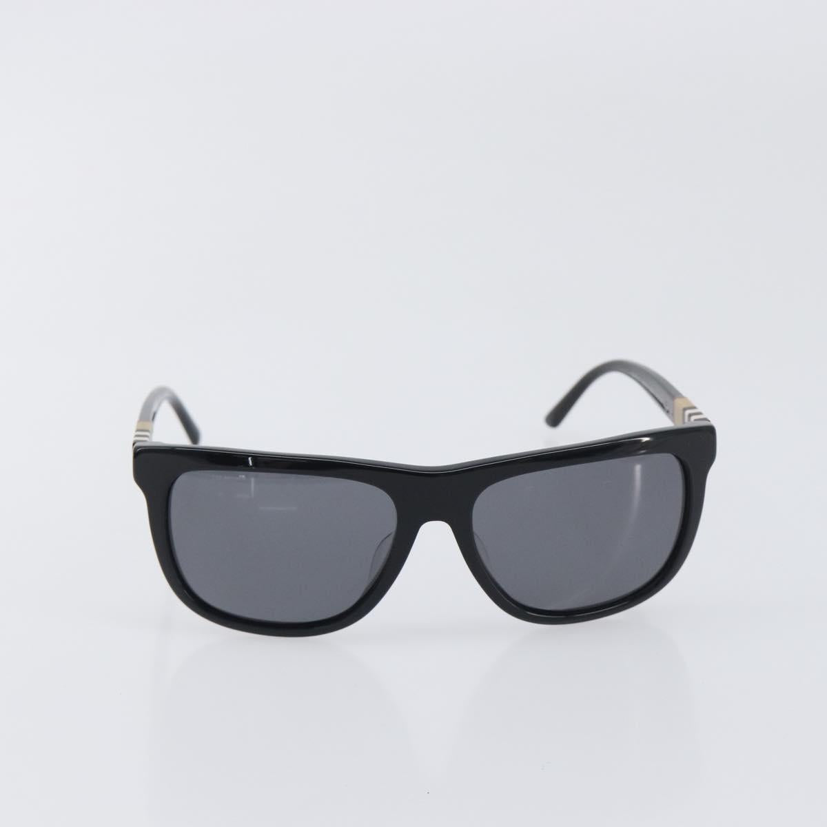 BURBERRY Nova Check Sunglasses plastic Black Auth BA15180
