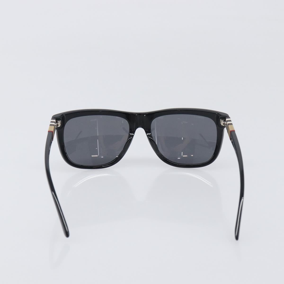 BURBERRY Nova Check Sunglasses plastic Black Auth BA15180