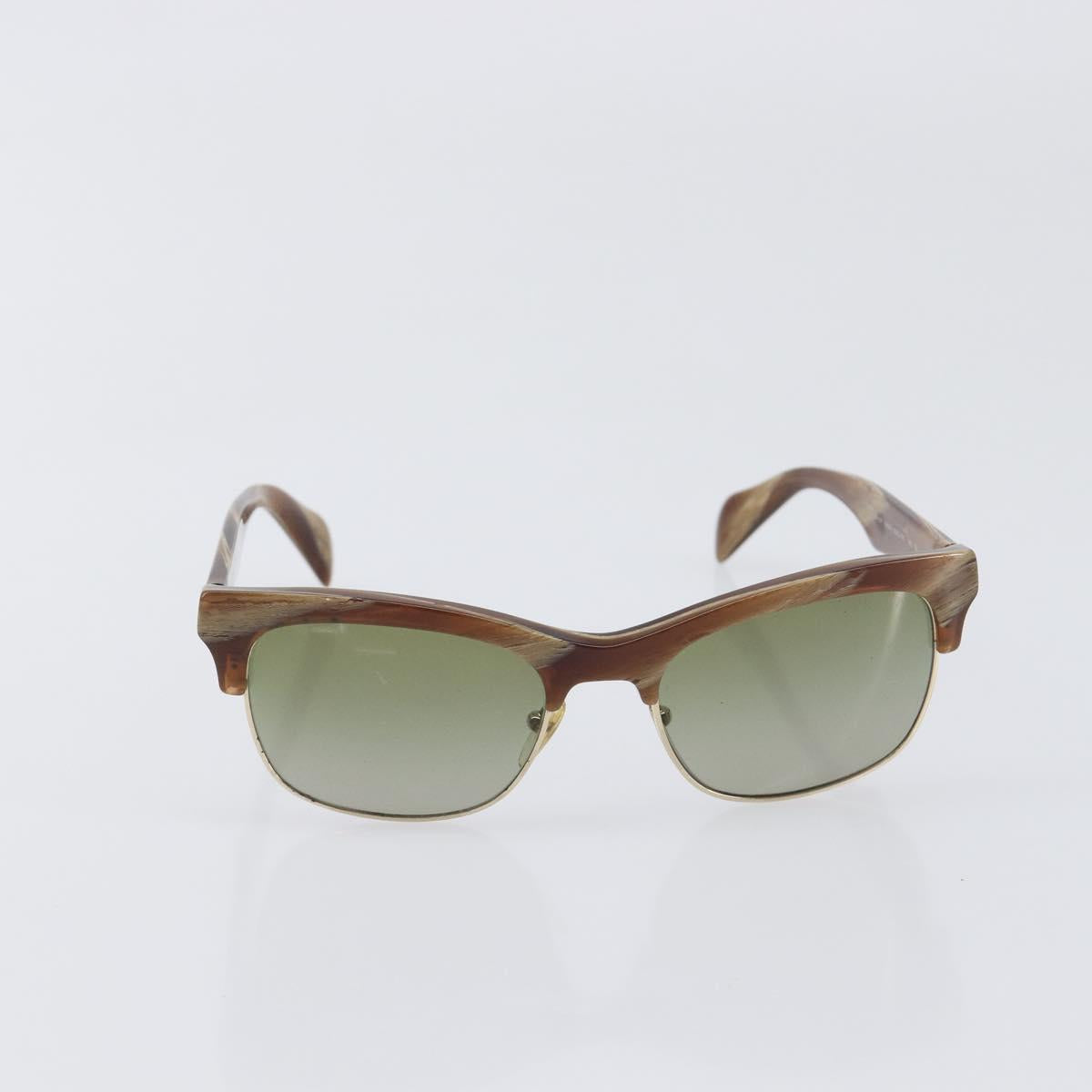 PRADA Sunglasses plastic Brown Auth BA15184