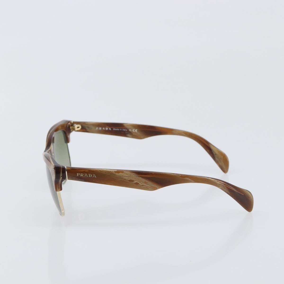 PRADA Sunglasses plastic Brown Auth BA15184