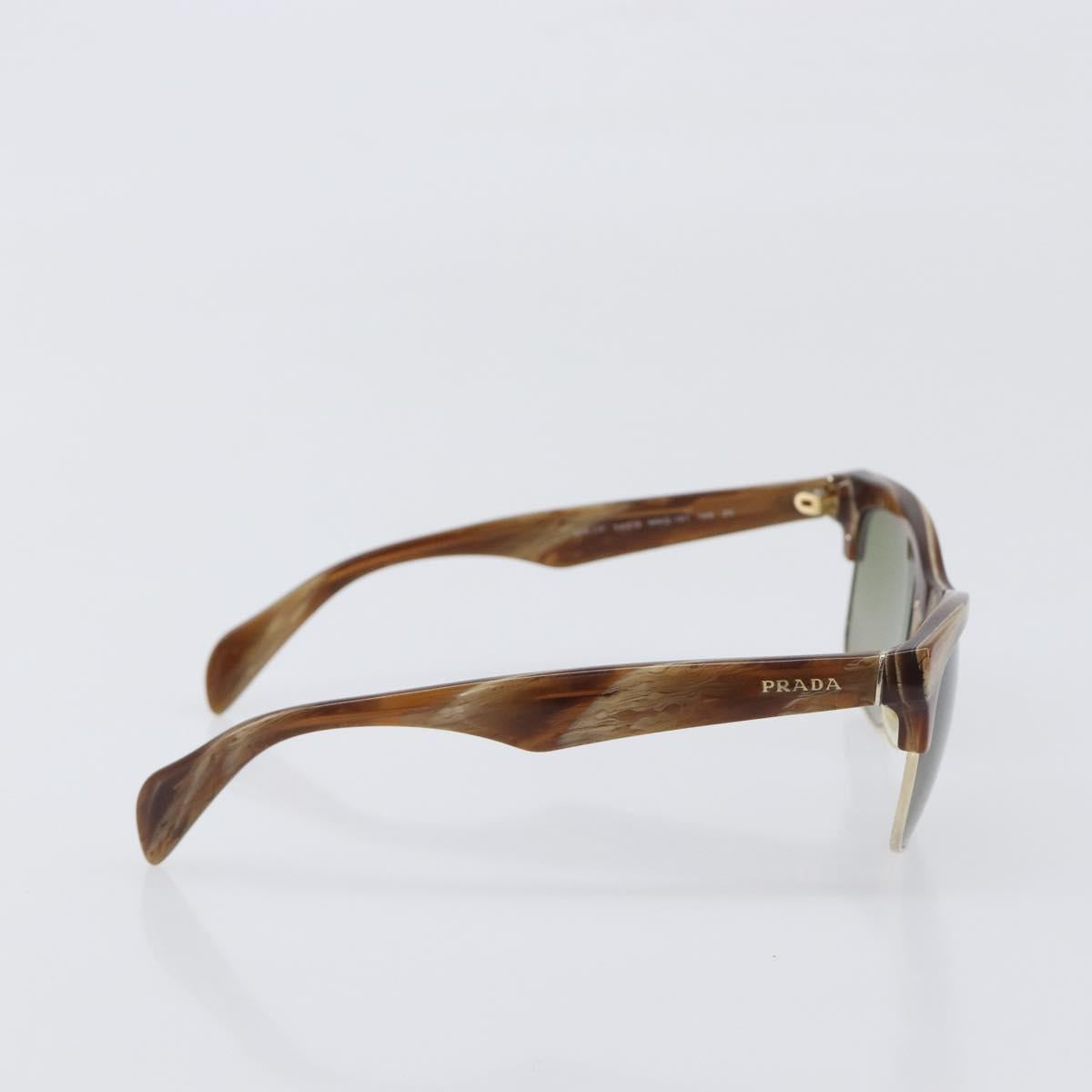 PRADA Sunglasses plastic Brown Auth BA15184