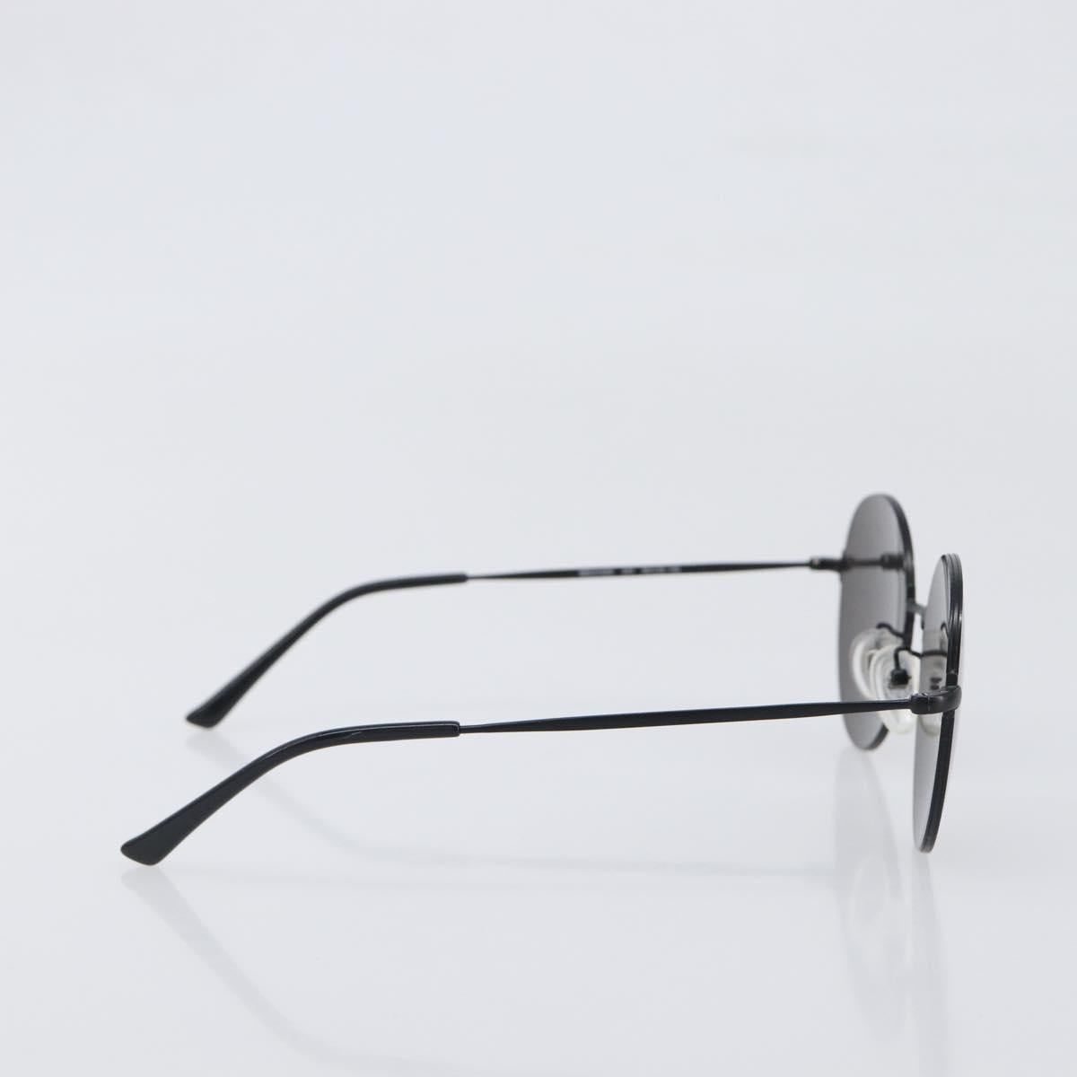 BALENCIAGA Rimless Sunglasses metal Black Auth BA15185M