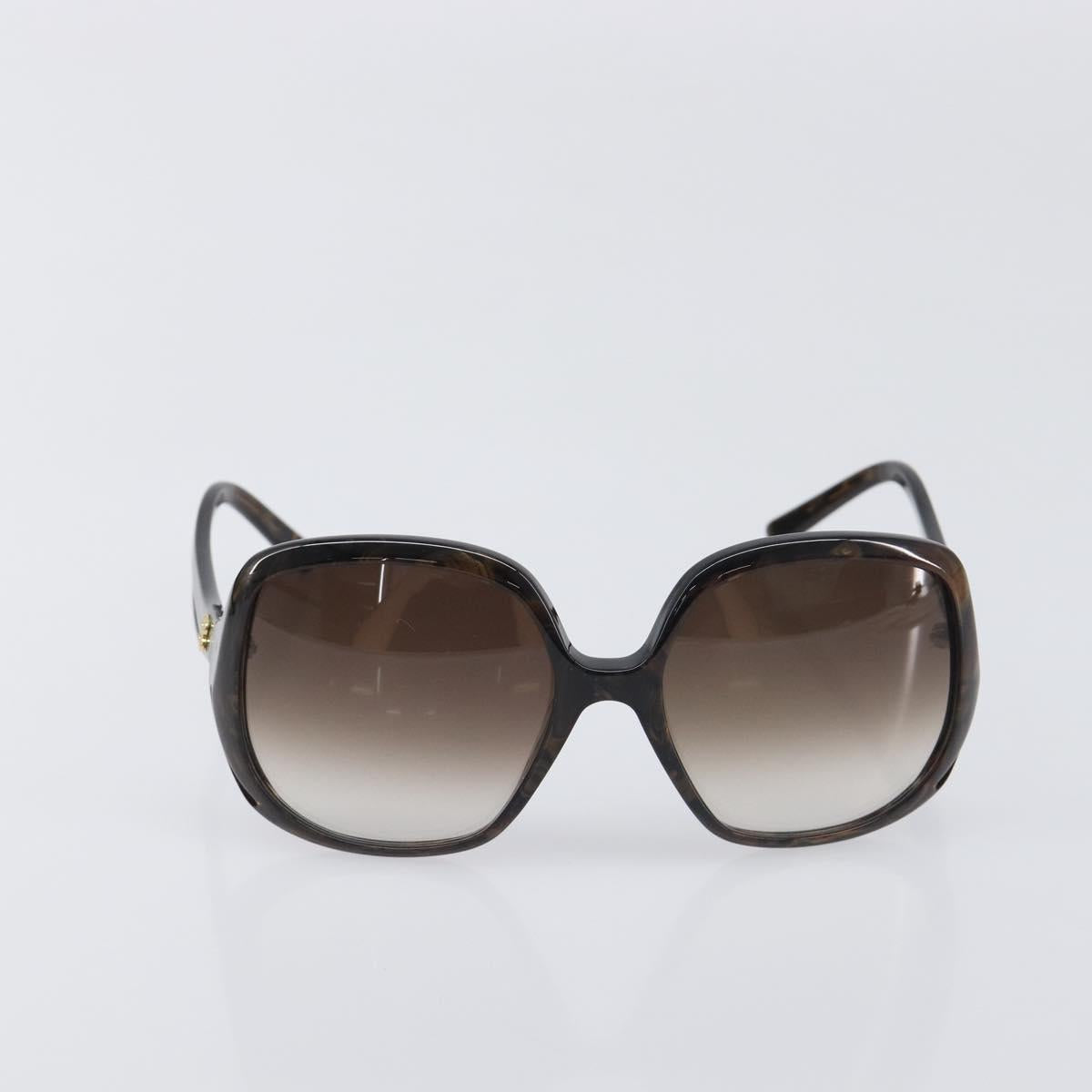 BALENCIAGA Tortoise Pattern Sunglasses plastic Brown Auth BA15186V