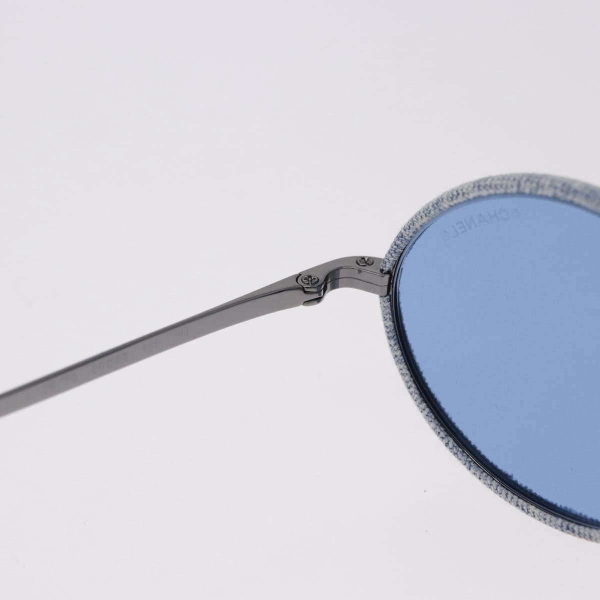 CHANEL Sunglasses Denim Blue CC Auth BA15187M