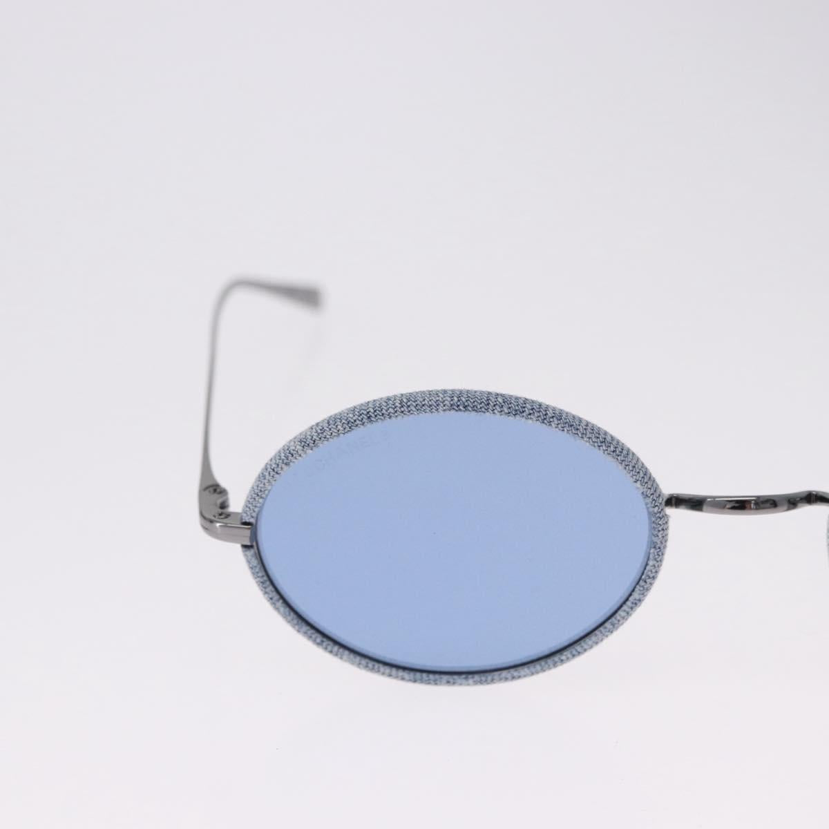 CHANEL Sunglasses Denim Blue CC Auth BA15187M