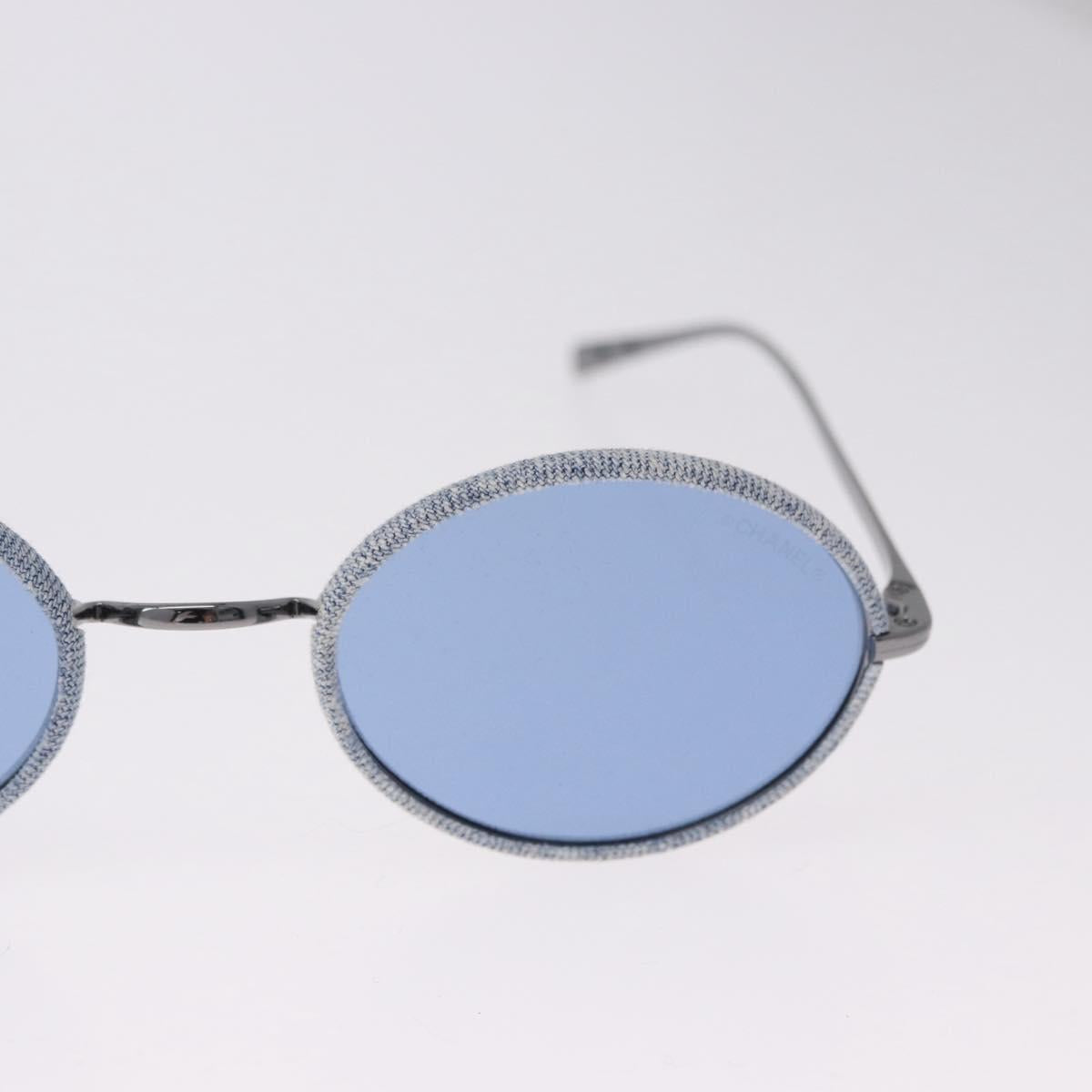 CHANEL Sunglasses Denim Blue CC Auth BA15187M