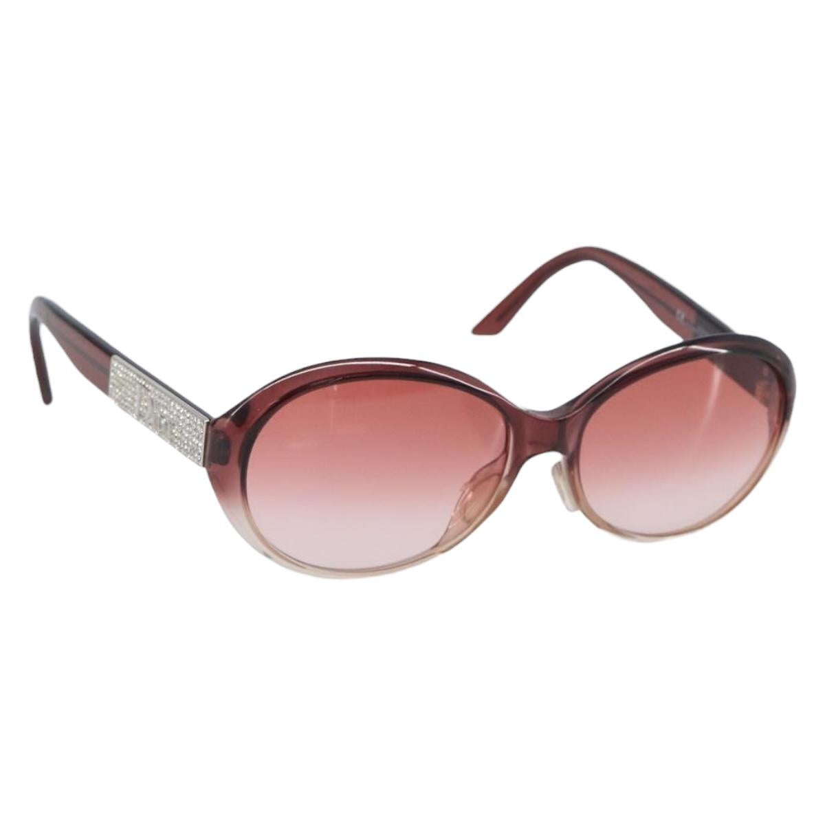 Christian Dior Sunglasses plastic Red Auth BA15188