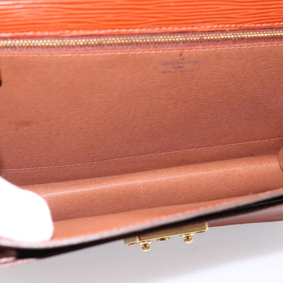 LOUIS VUITTON Epi Monceau 28 Hand Bag Brown M52123 LV Auth BA15191
