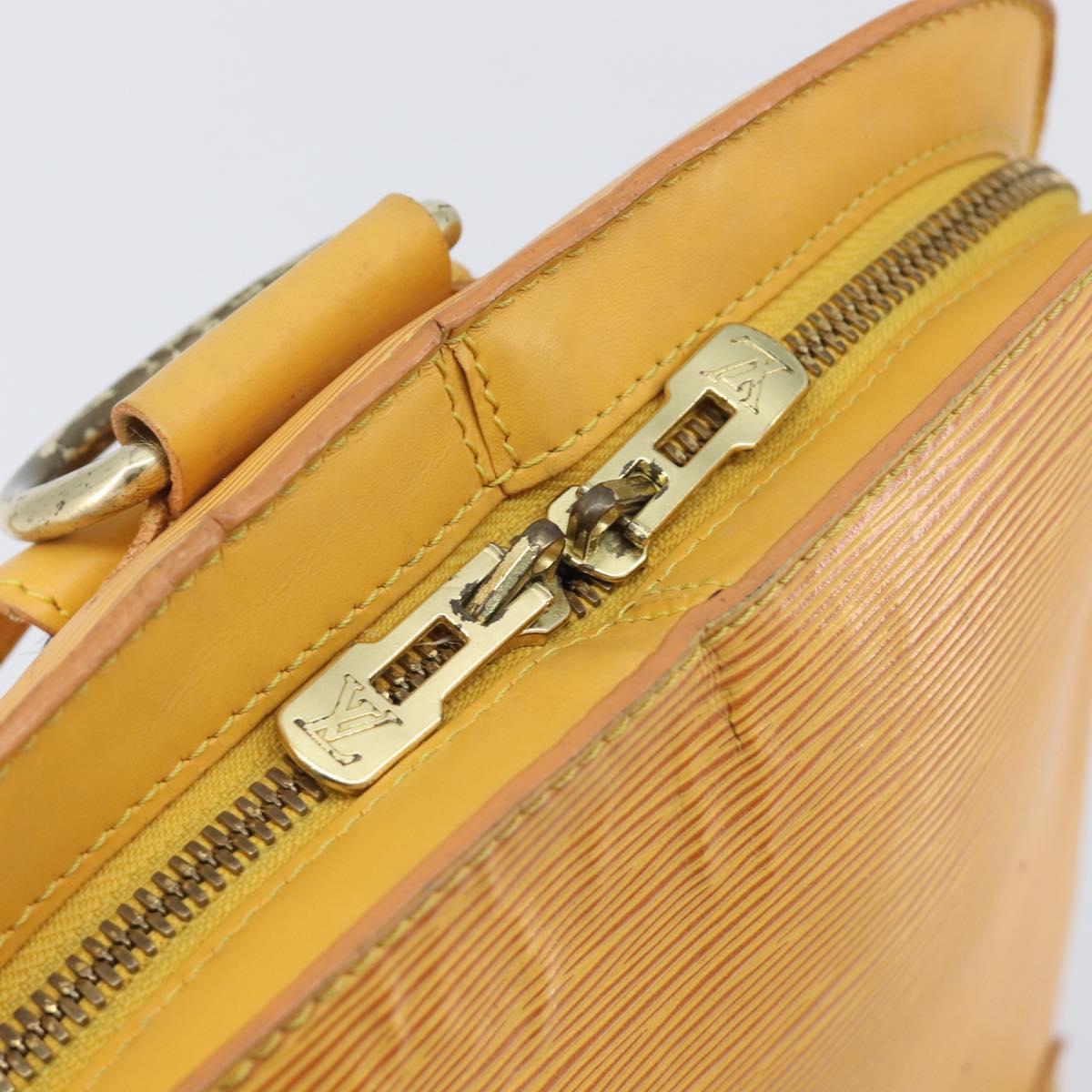 LOUIS VUITTON Epi Gobelins Backpack Yellow M52299 LV Auth BA15192