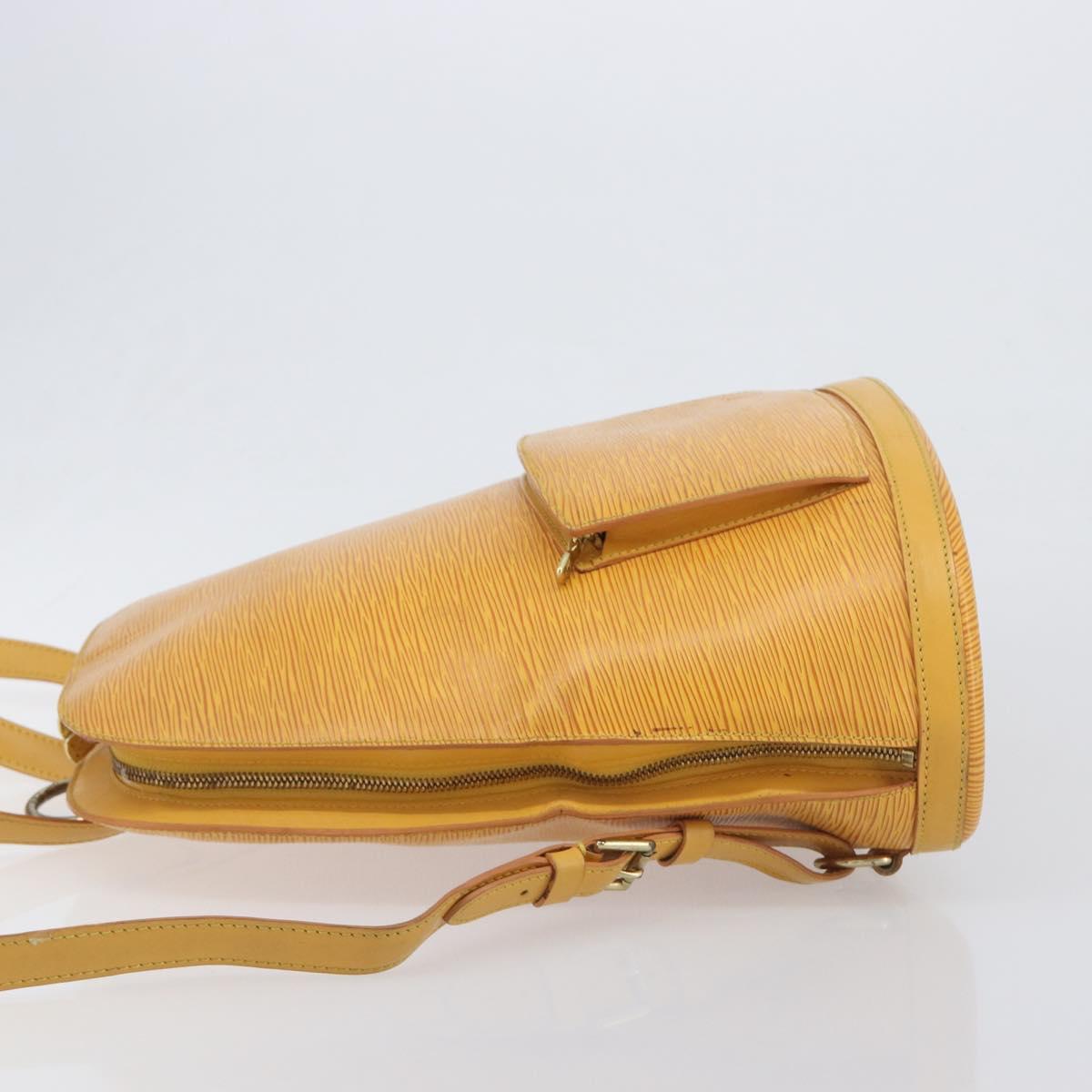 LOUIS VUITTON Epi Gobelins Backpack Yellow M52299 LV Auth BA15192