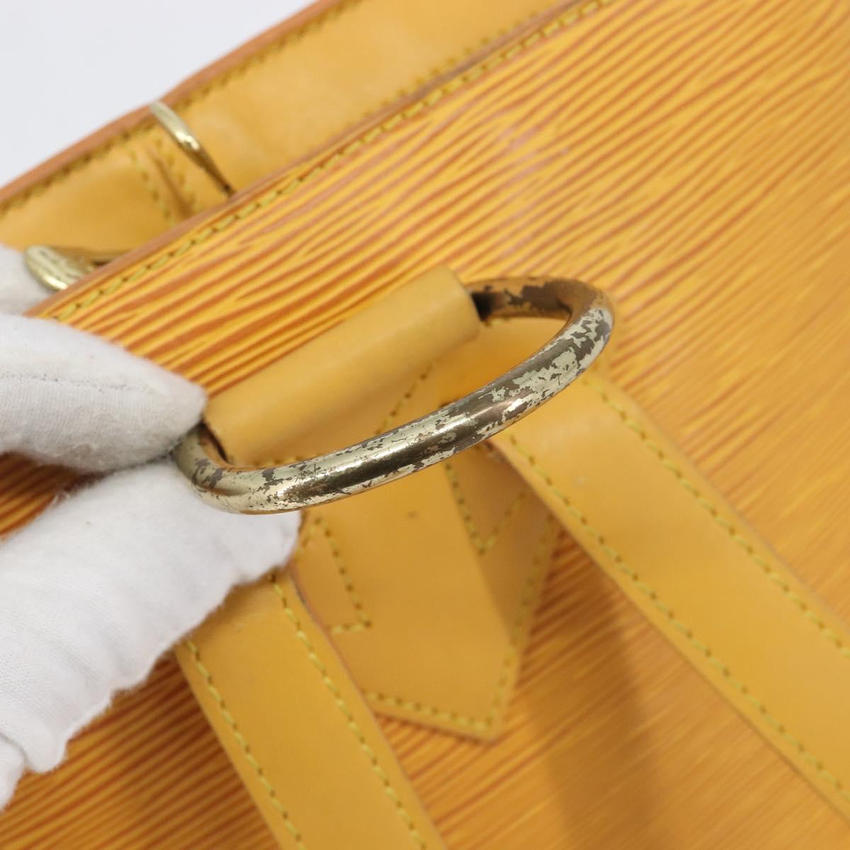 LOUIS VUITTON Epi Gobelins Backpack Yellow M52299 LV Auth BA15192