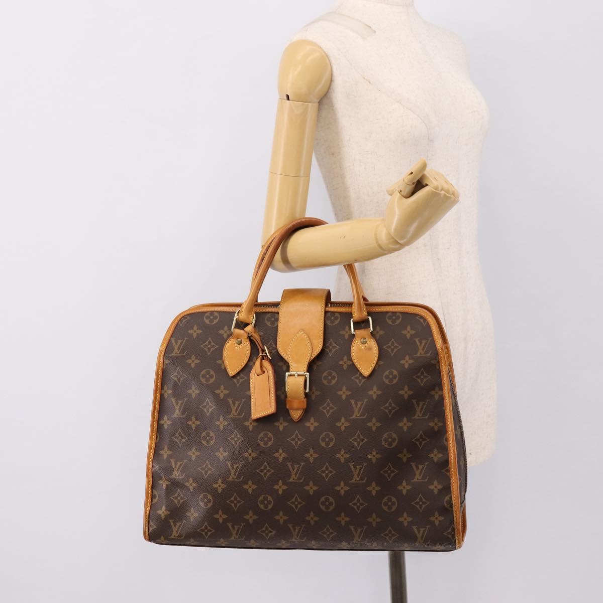 LOUIS VUITTON Monogram Rivoli Hand Bag M53380 LV Auth BA15193