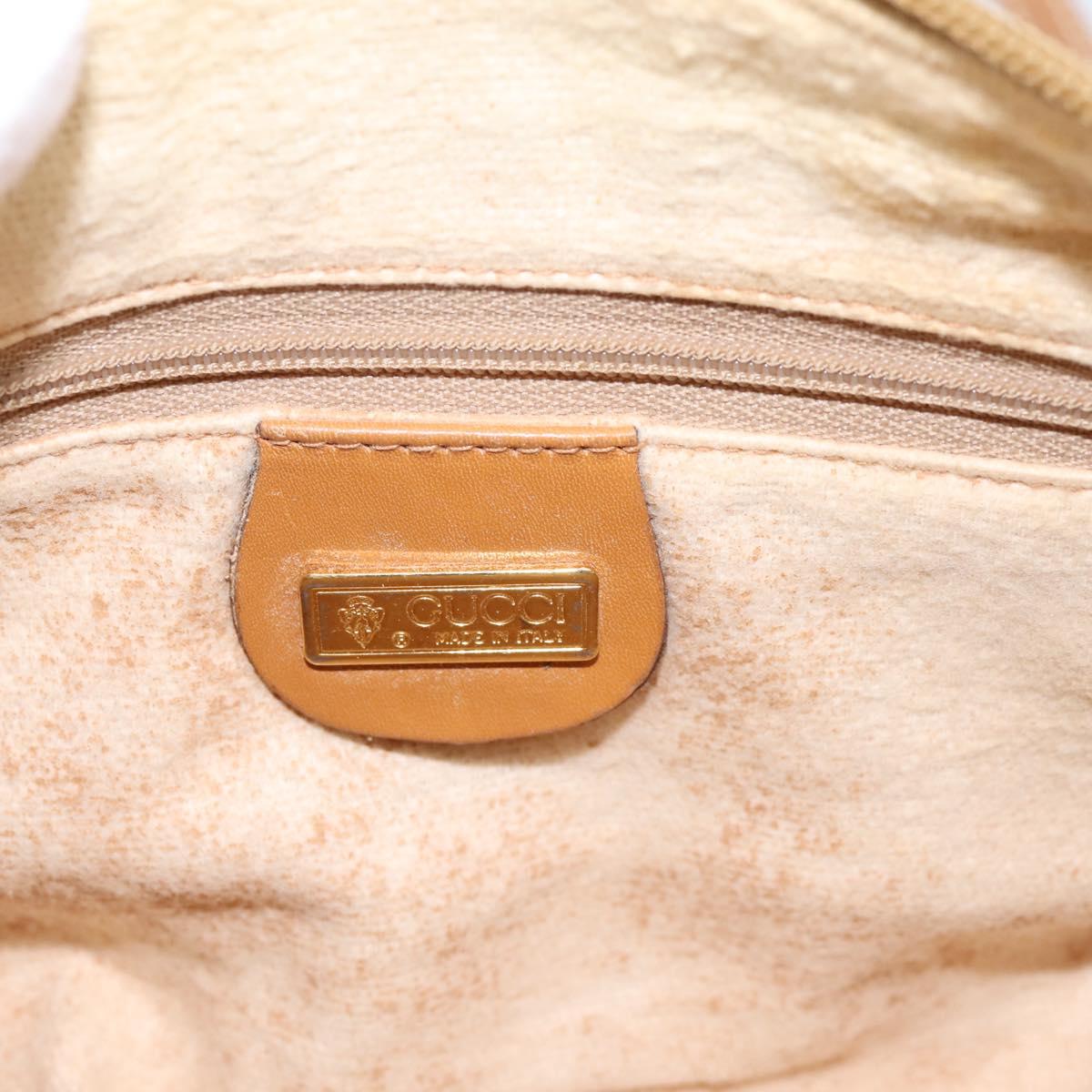 GUCCI Micro GG Supreme Shoulder Bag PVC Ivory Gold 007 32 0042 Auth BA15195