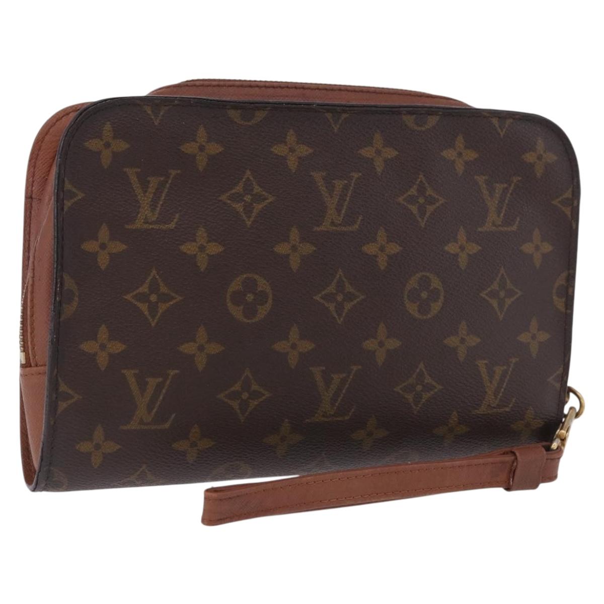 LOUIS VUITTON Monogram Orsay Clutch Bag M51790 LV Auth BA15200