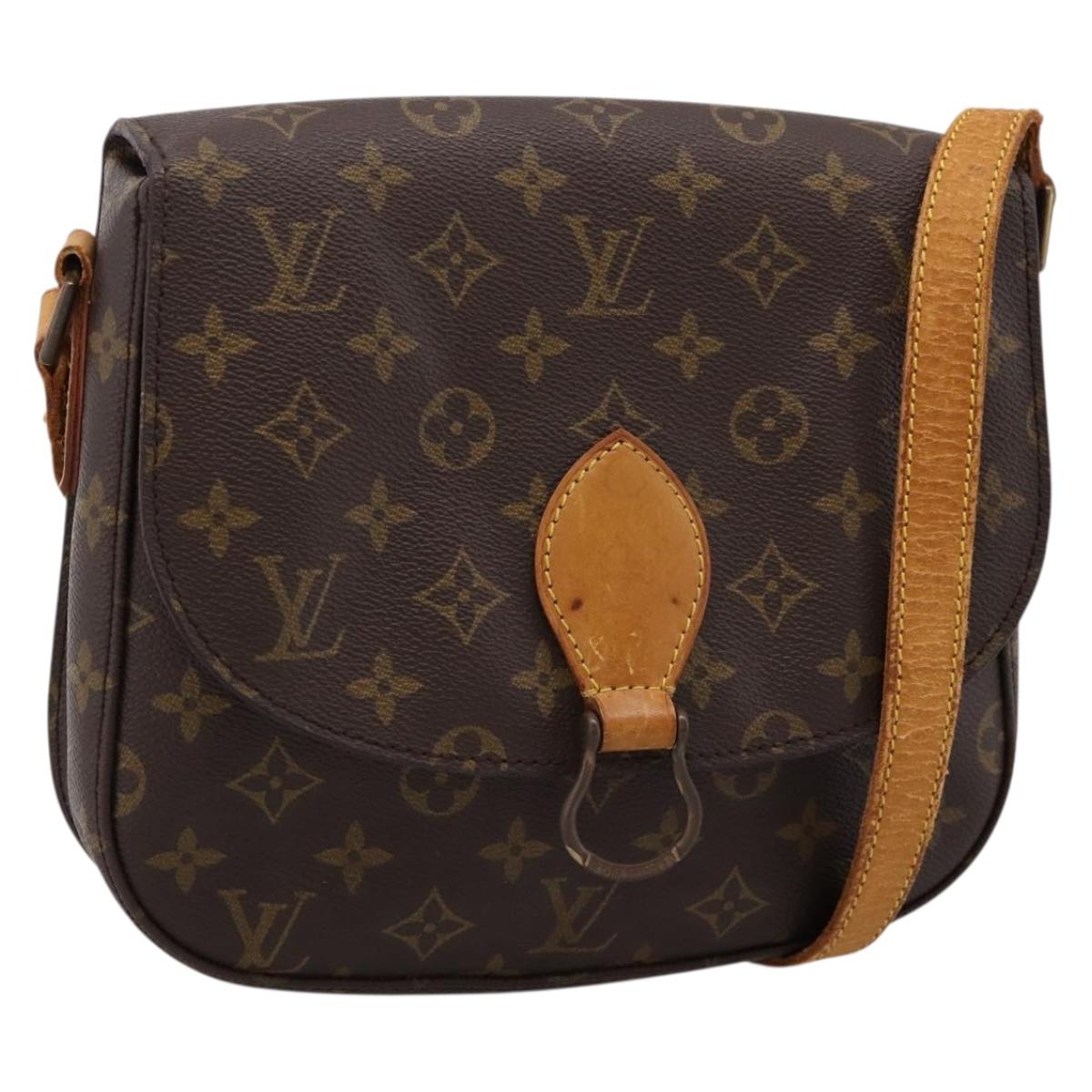 LOUIS VUITTON Monogram Saint Cloud GM Shoulder Bag M51242 LV Auth BA15201