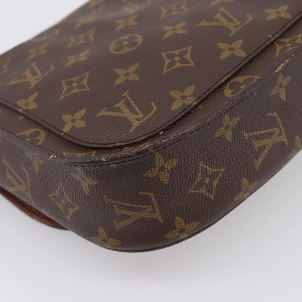 LOUIS VUITTON Monogram Saint Cloud GM Shoulder Bag M51242 LV Auth BA15201