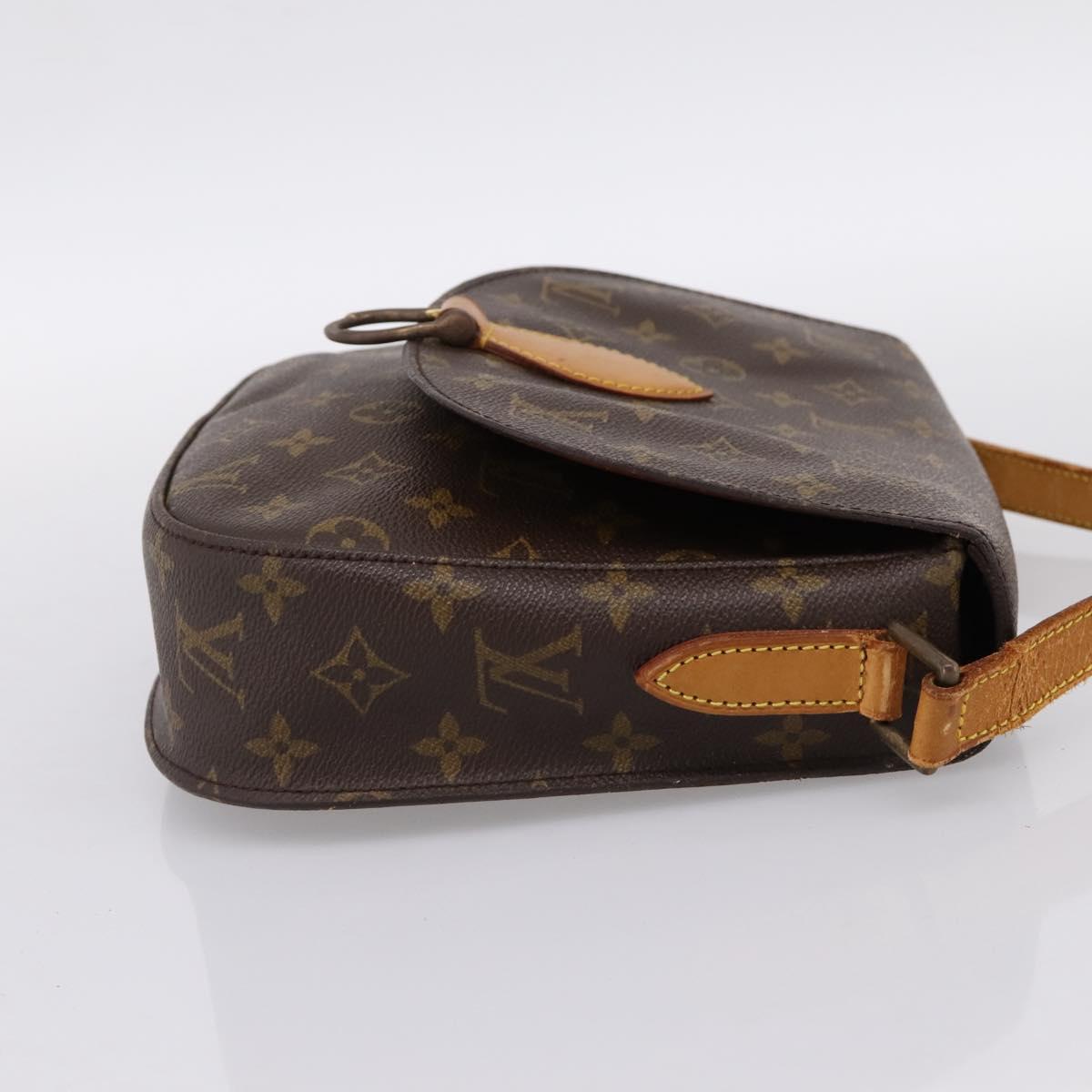 LOUIS VUITTON Monogram Saint Cloud GM Shoulder Bag M51242 LV Auth BA15201