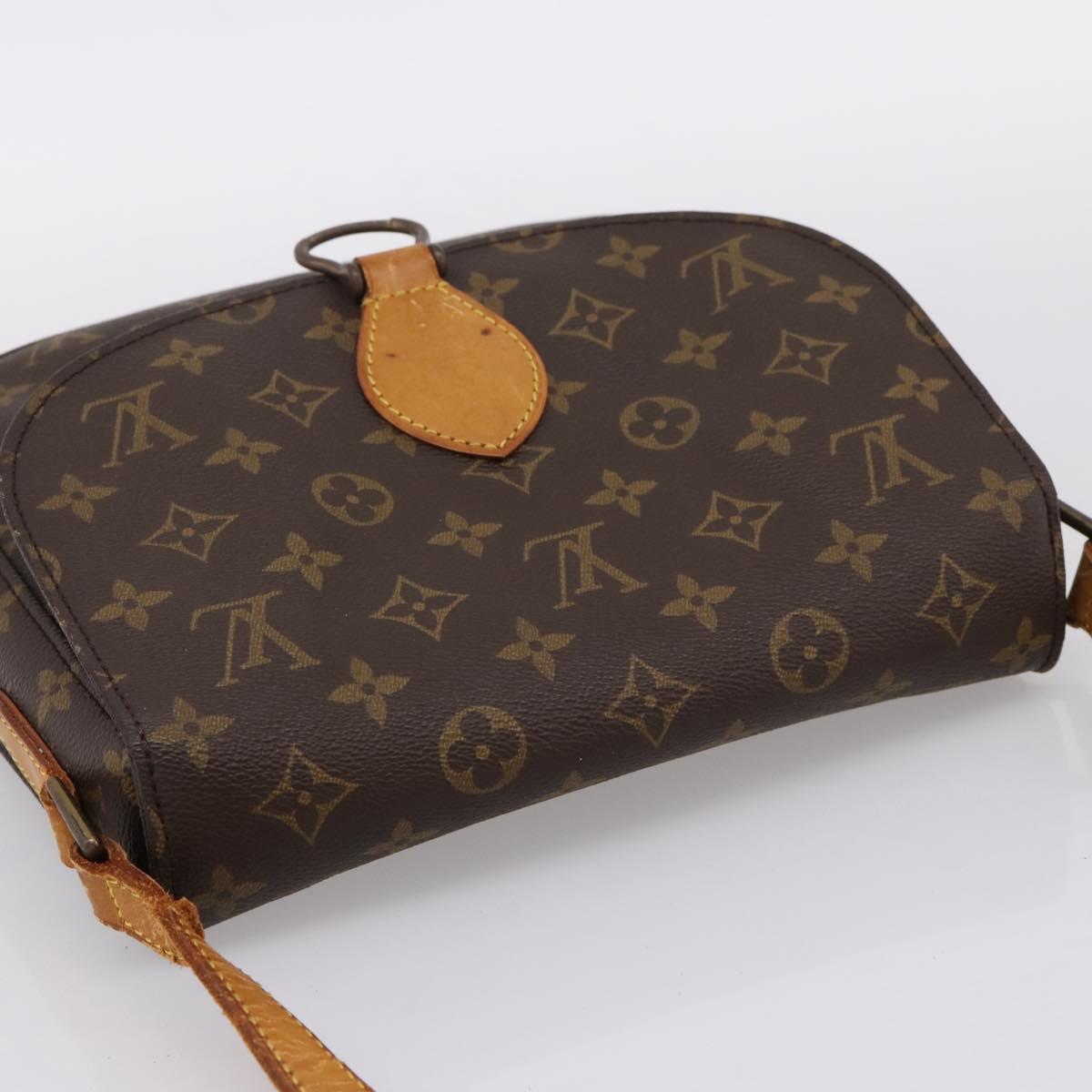 LOUIS VUITTON Monogram Saint Cloud GM Shoulder Bag M51242 LV Auth BA15201