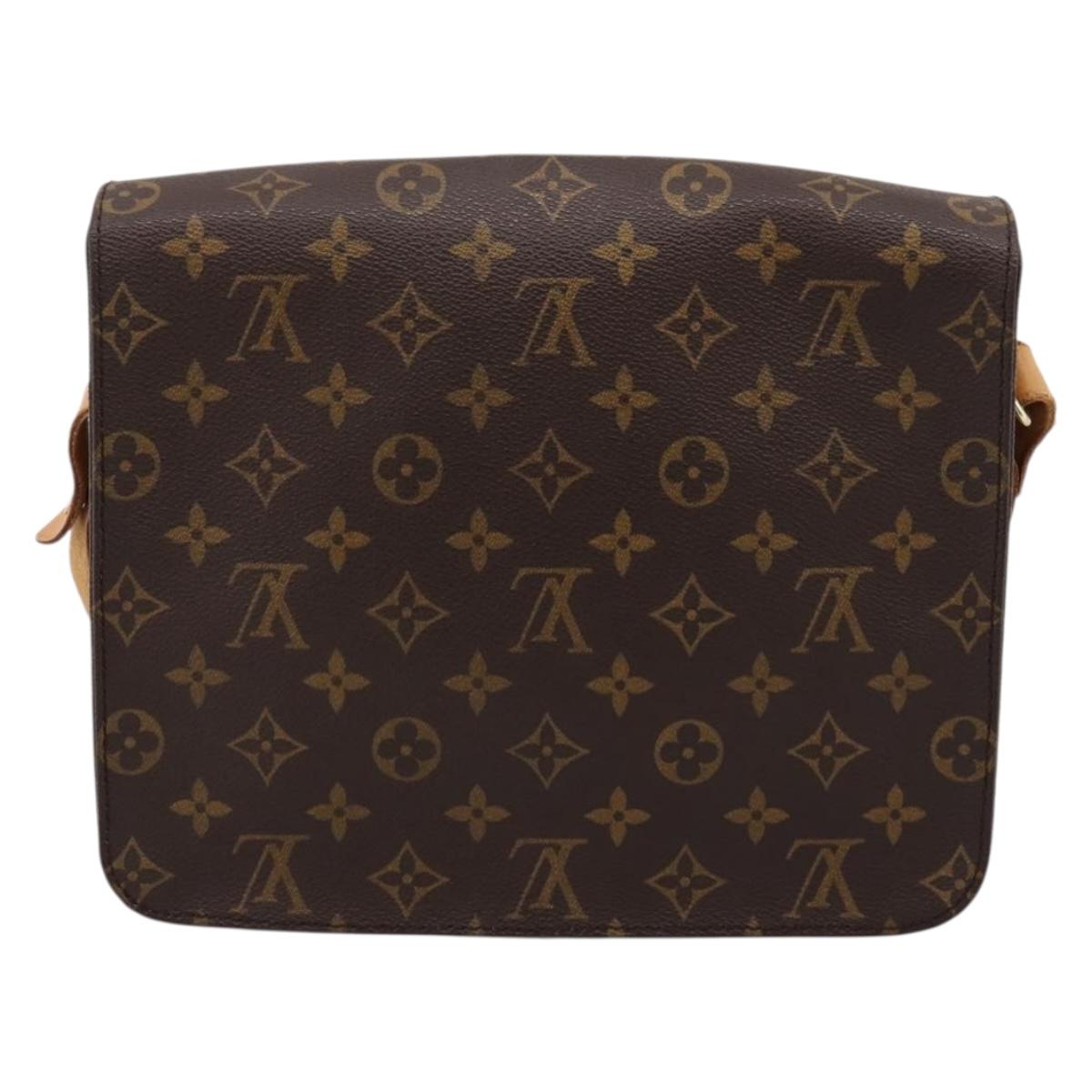 LOUIS VUITTON Monogram Cartouchiere GM Shoulder Bag M51252 LV Auth BA15202