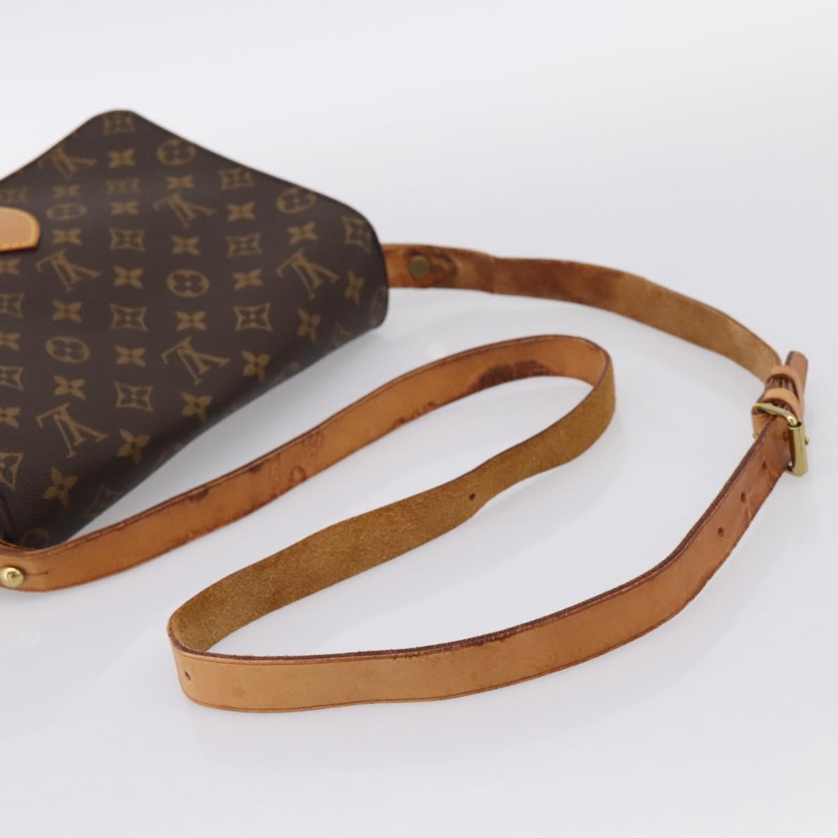 LOUIS VUITTON Monogram Cartouchiere GM Shoulder Bag M51252 LV Auth BA15202