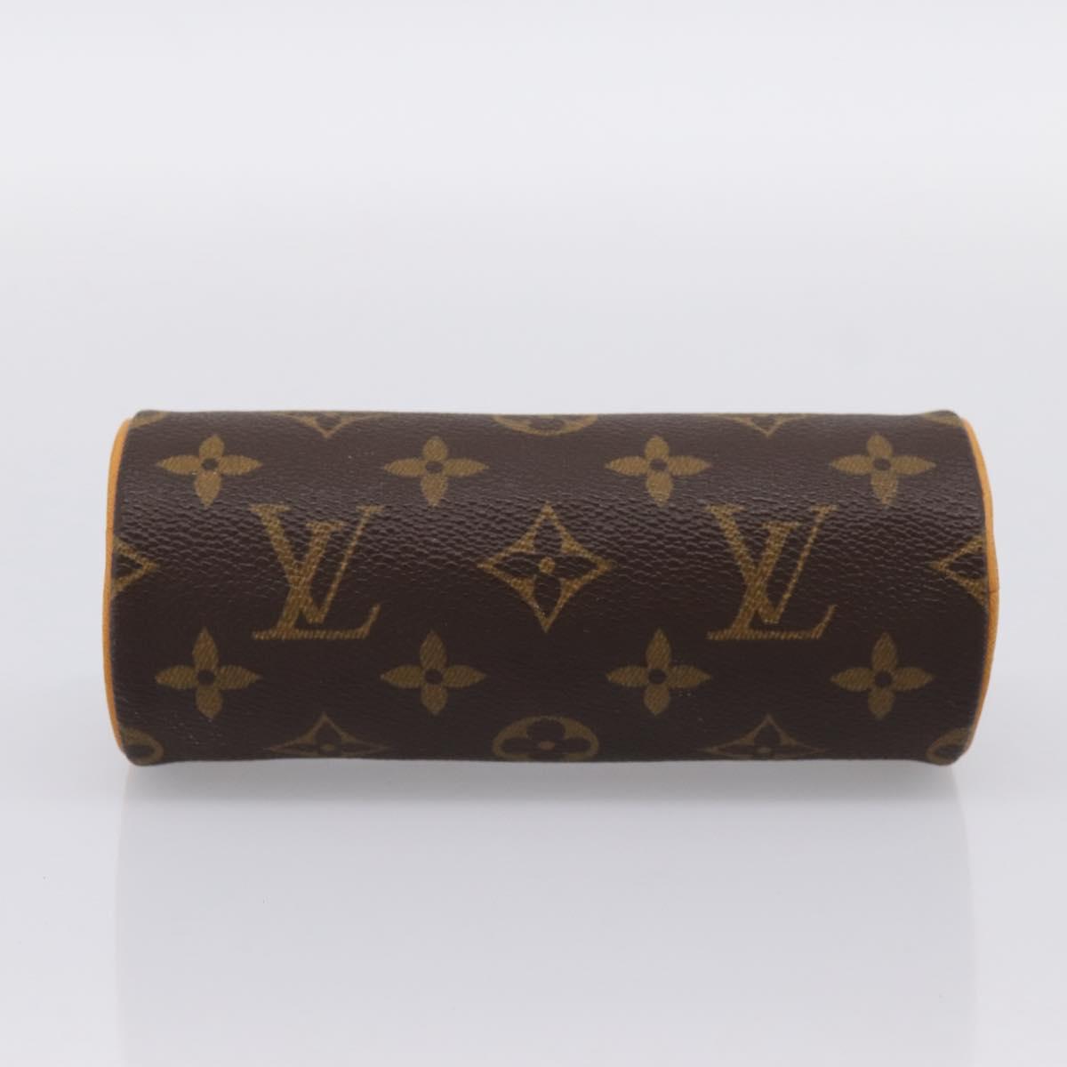 LOUIS VUITTON Monogram Papillon Pouch LV Auth BA15213