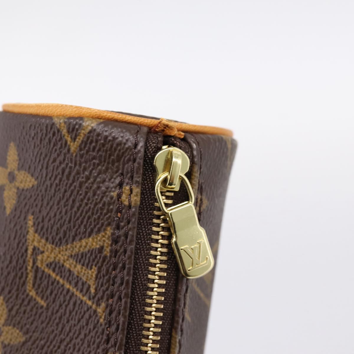 LOUIS VUITTON Monogram Papillon Pouch LV Auth BA15213