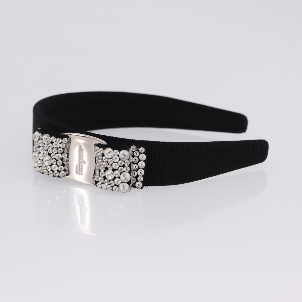 Salvatore Ferragamo Vala Katyusha Canvas Black Auth BA15218A