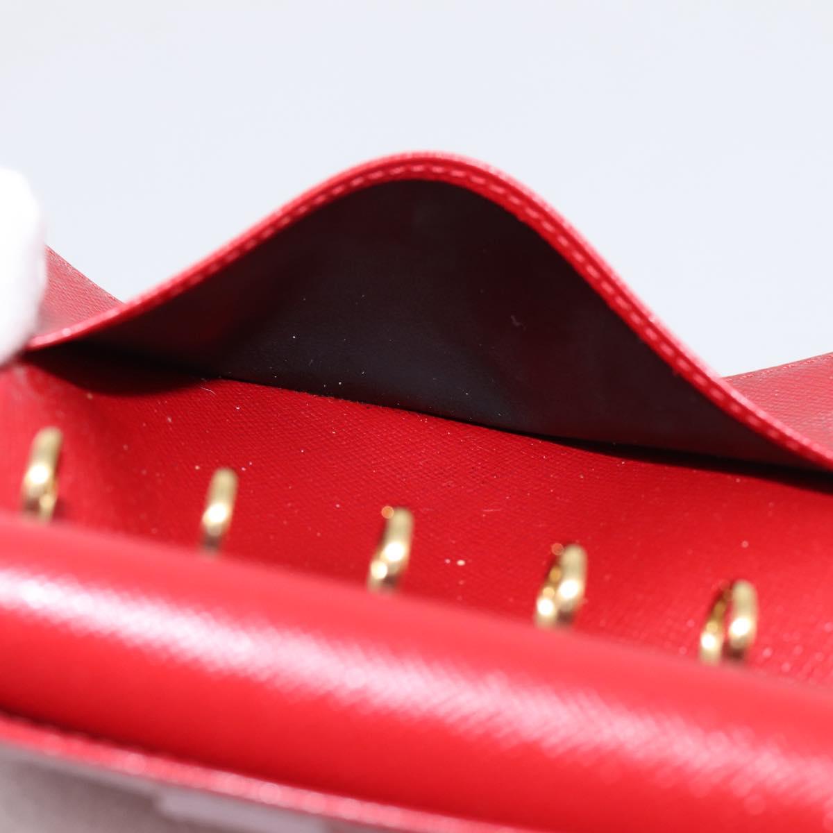 LOUIS VUITTON Epi Agenda PM Day Planner Cover Red R20057 LV Auth BA15220