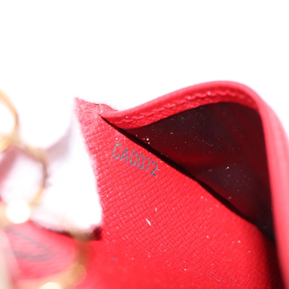 LOUIS VUITTON Epi Agenda PM Day Planner Cover Red R20057 LV Auth BA15220