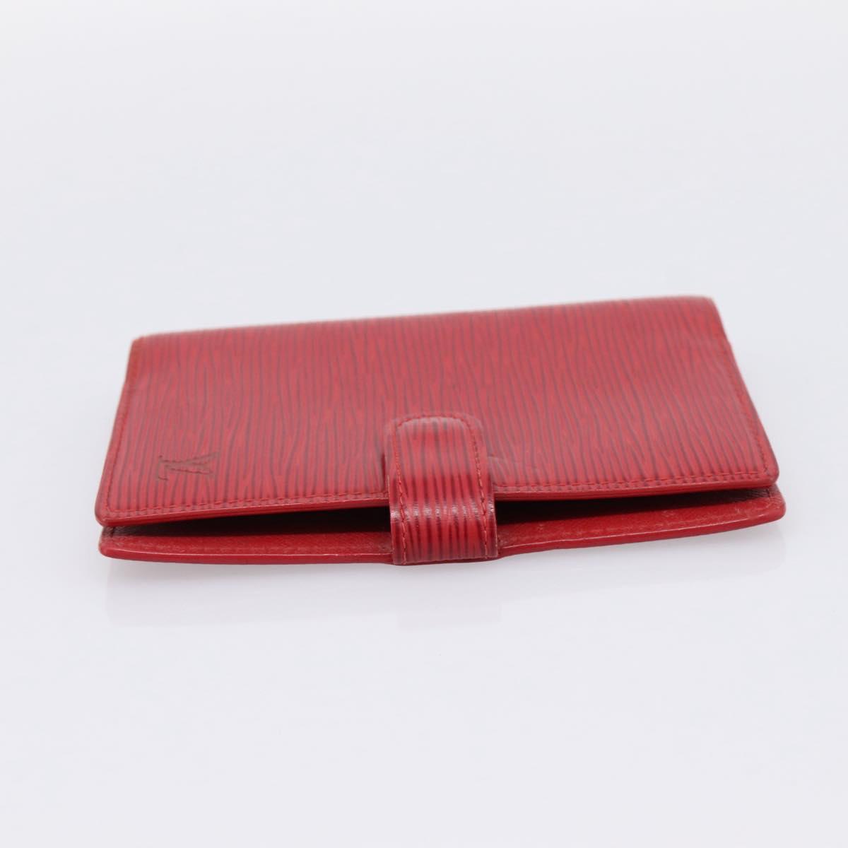 LOUIS VUITTON Epi Agenda PM Day Planner Cover Red R20057 LV Auth BA15220