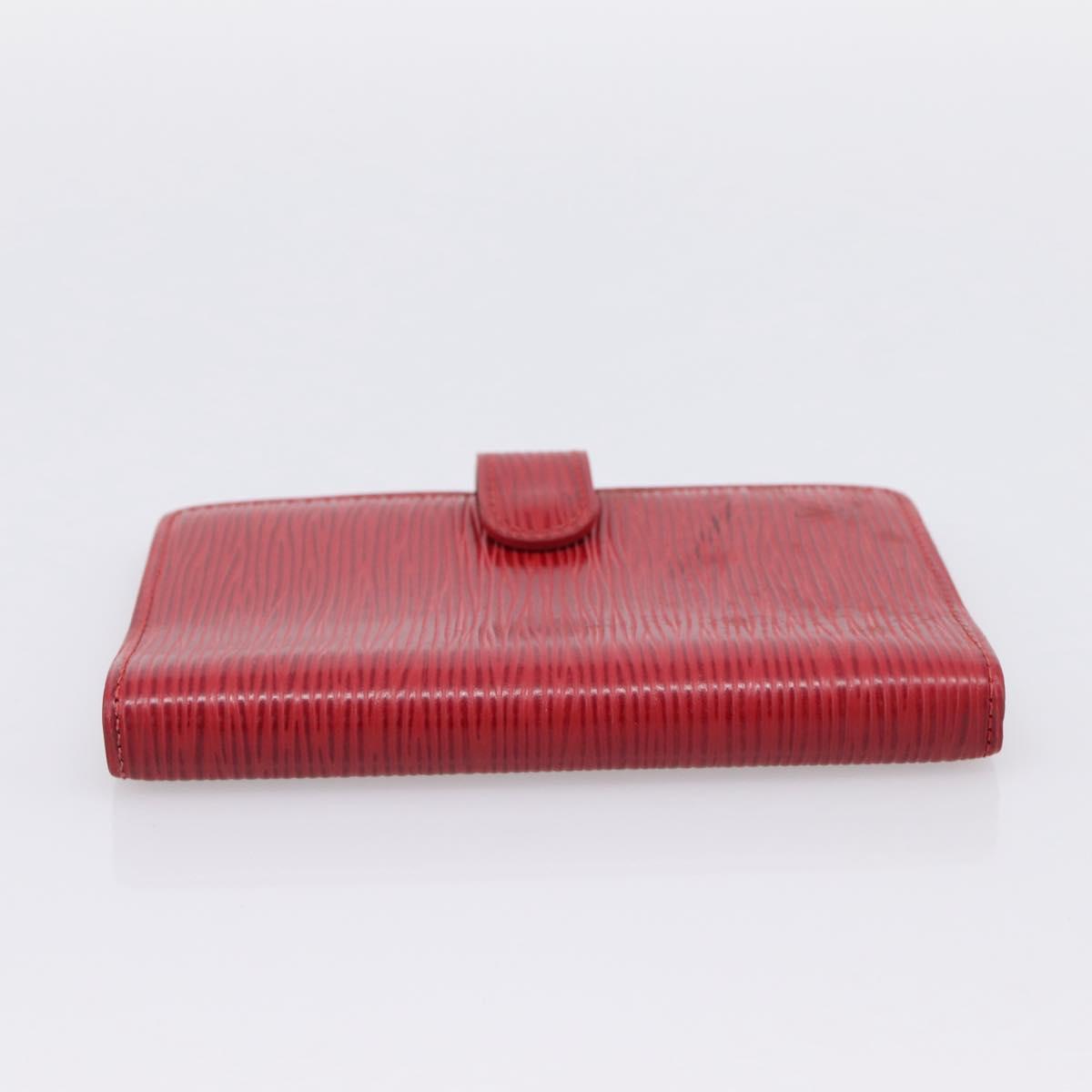 LOUIS VUITTON Epi Agenda PM Day Planner Cover Red R20057 LV Auth BA15221