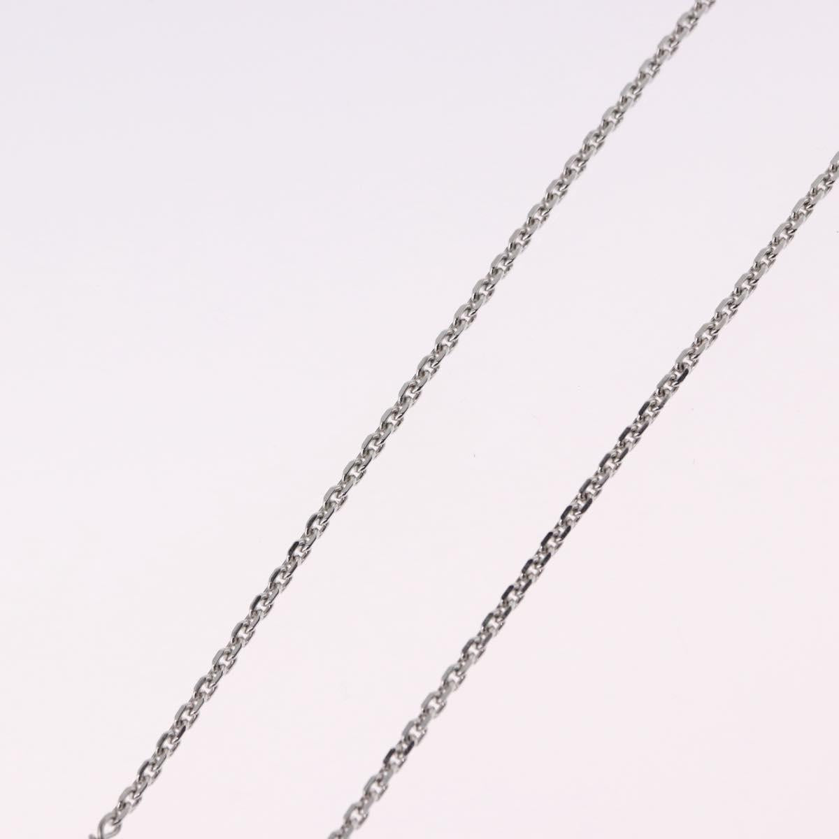 Christian Dior Necklace metal Silver Auth BA15231M