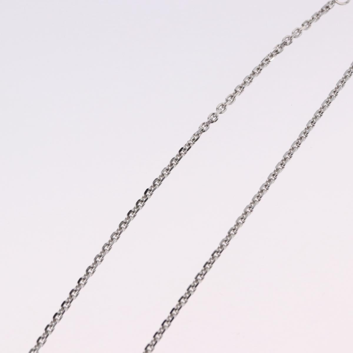 Christian Dior Necklace metal Silver Auth BA15231M