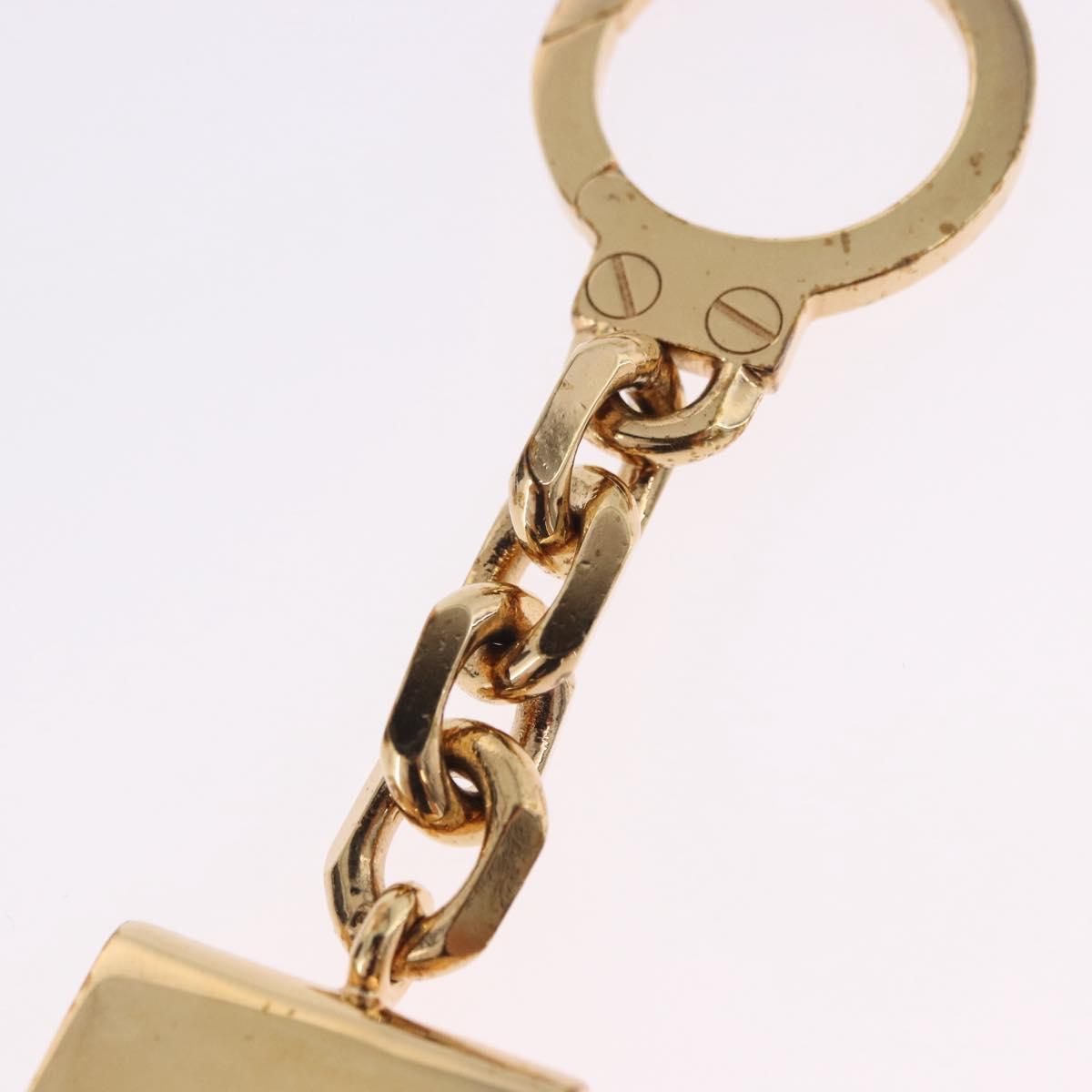 CELINE Triomphe Bag Charm metal Gold Auth BA15233V